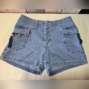 The Limited Blue Denim Women's Cargo Shorts Size 8